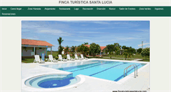 Desktop Screenshot of fincaturisticasantalucia.com