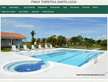 Tablet Screenshot of fincaturisticasantalucia.com